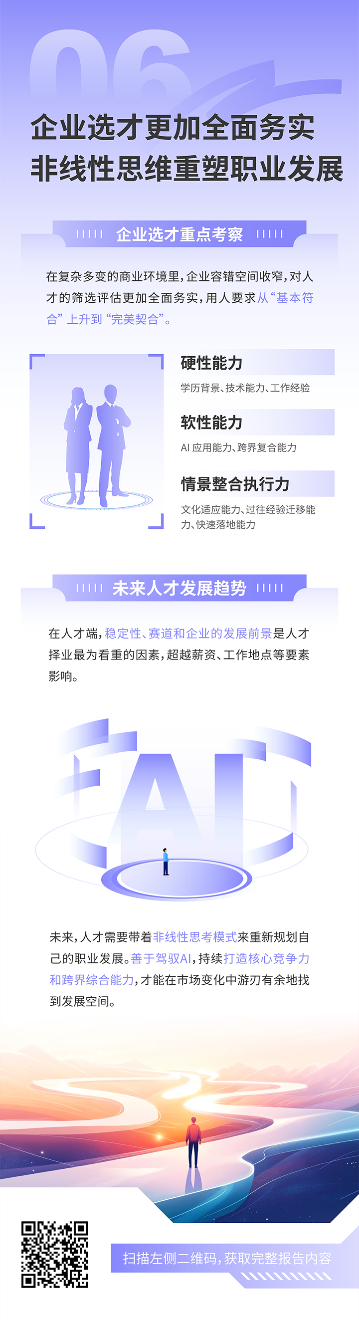 人力资源公司UG环球视讯ug国际发布2025年人才市场洞察，趋势六为企业选才更加全面务实 非线性思维重塑职业开展